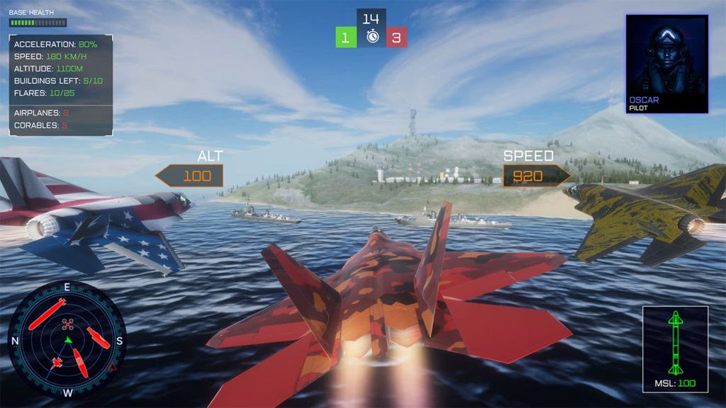 AirJet Fighter Sky Assault Switch NSP screenshot