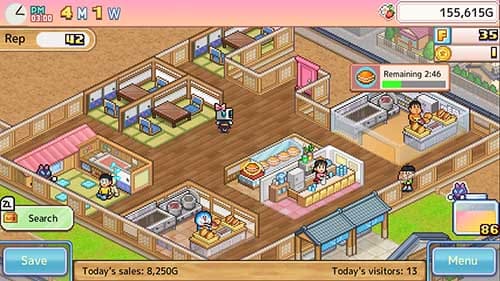 Doraemon Dorayaki Shop Story Switch NSP screenshot