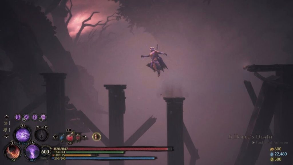 Mandragora: Whispers of the Witch Tree Switch NSP screenshot