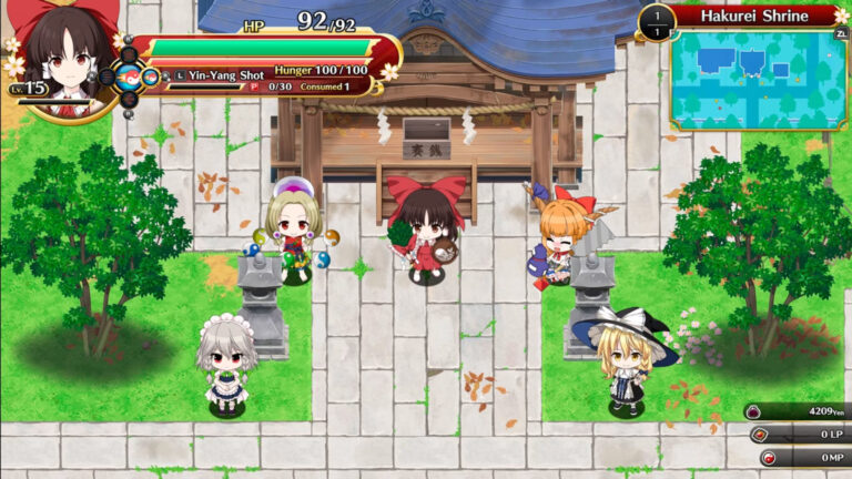 Touhou Genso Wanderer – FORESIGHT Switch NSP screenshot
