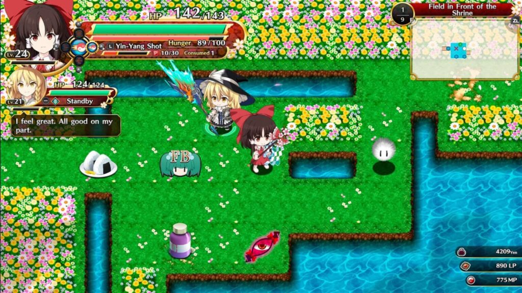 Touhou Genso Wanderer – FORESIGHT Switch NSP screenshot