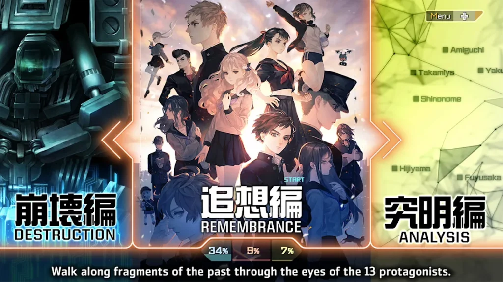 13 Sentinels: Aegis Rim NSP/ XCI ROM v1.10 Download screenshot